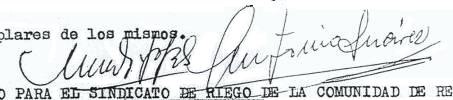 Firmas del documento